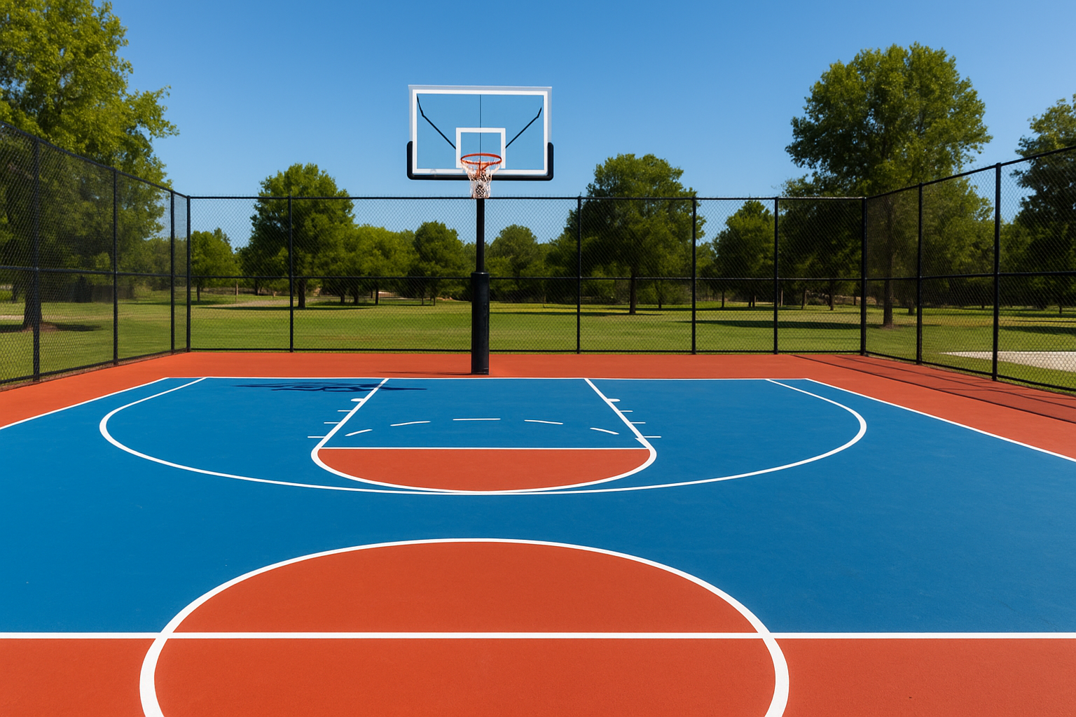 Basketball court construction in patna