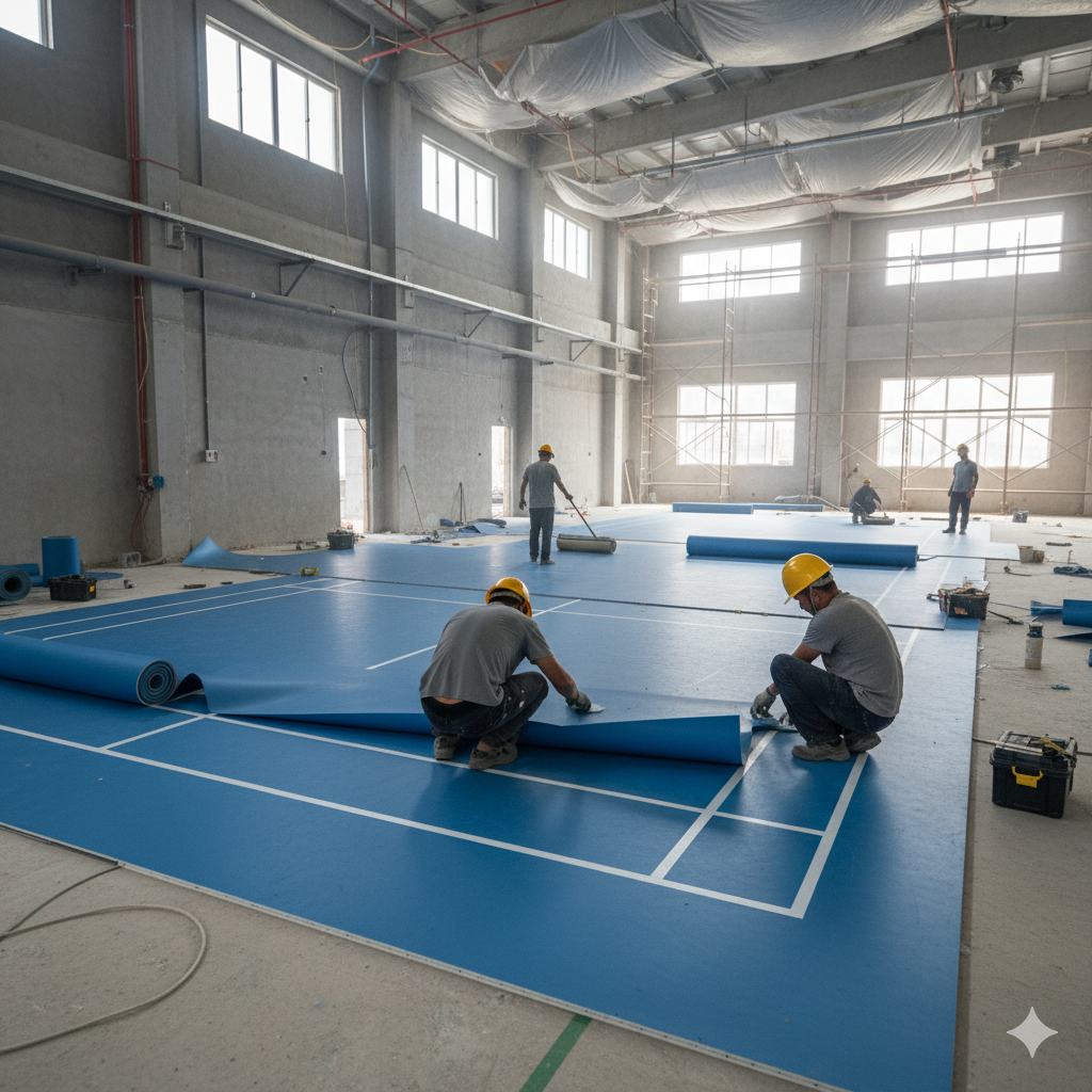 badminton court construction in bhopal