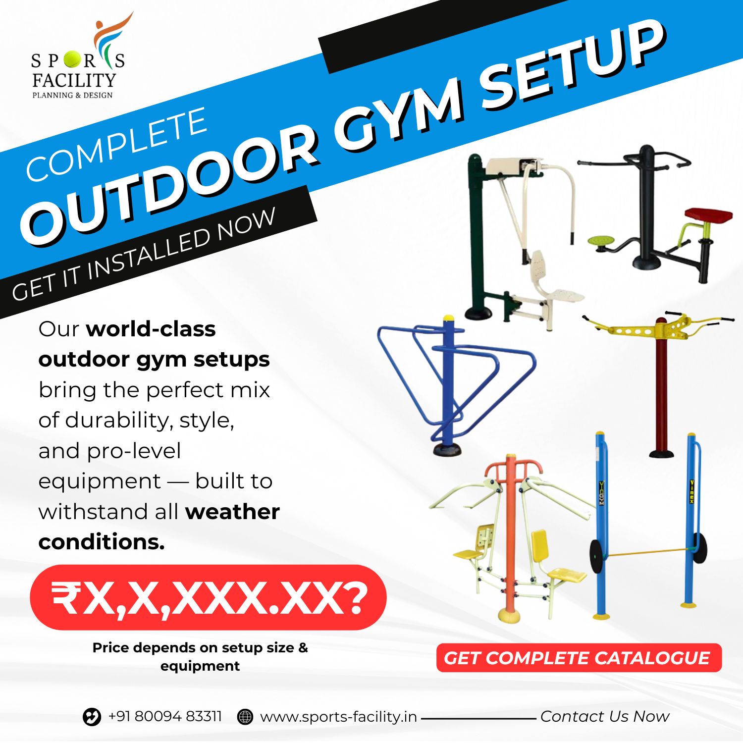 Complete Outdoor Gym Setup