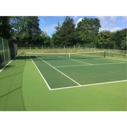 Tennis court installation in India