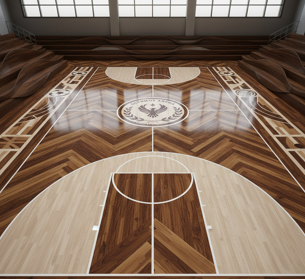 Customized Wooden Sports Flooring