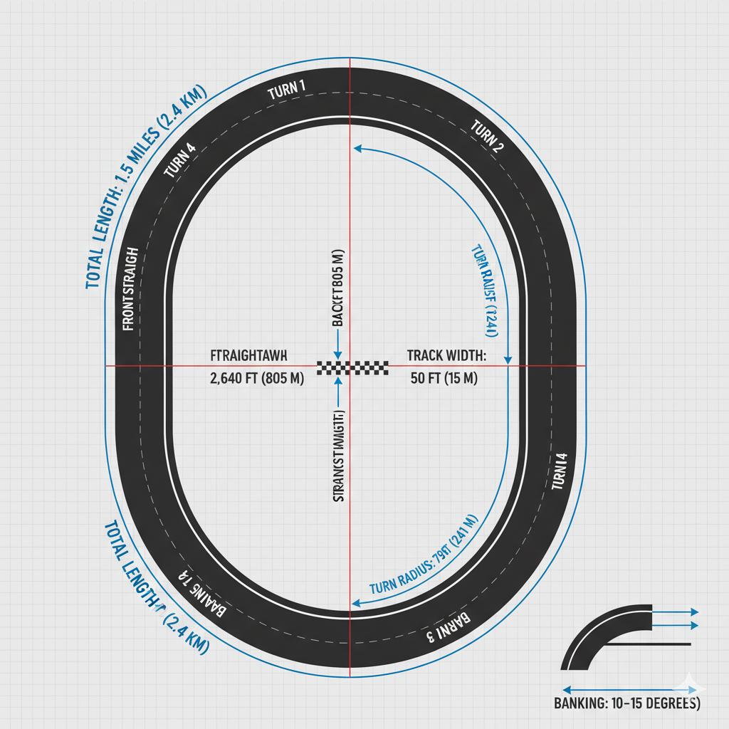 Oval Track Dimensions