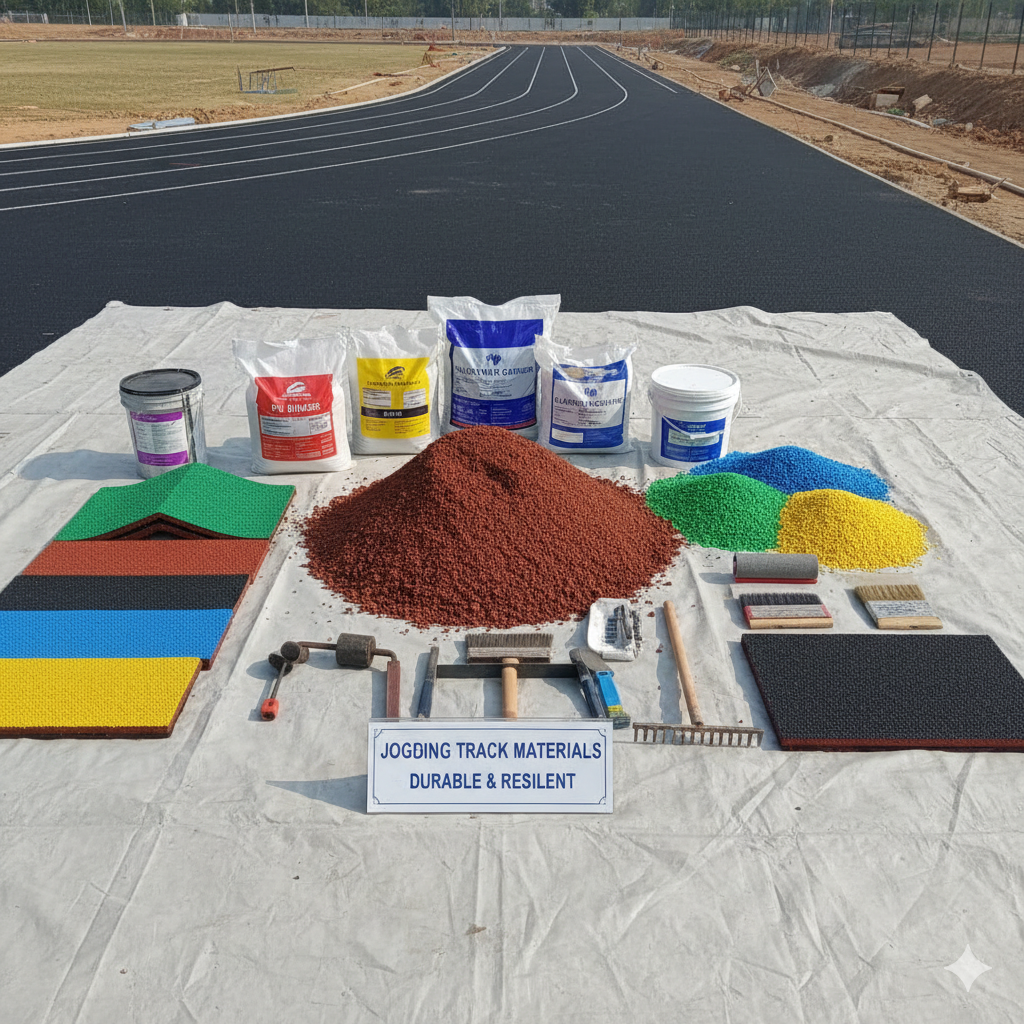 Jogging Track Materials