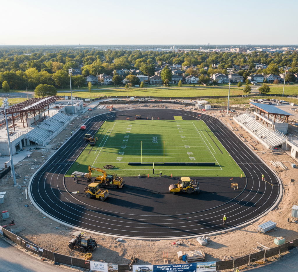 Municipal Track Installation