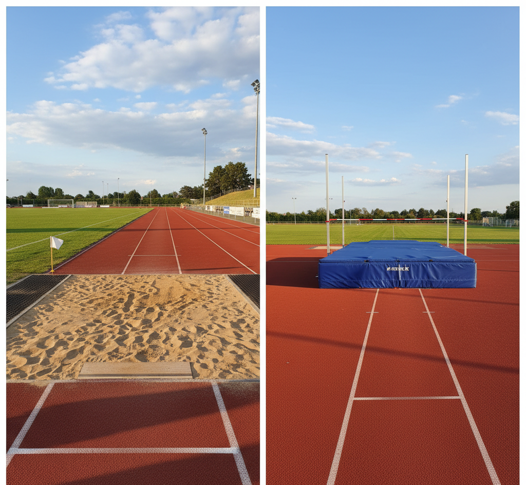 Long Jump and High Jump Pit
