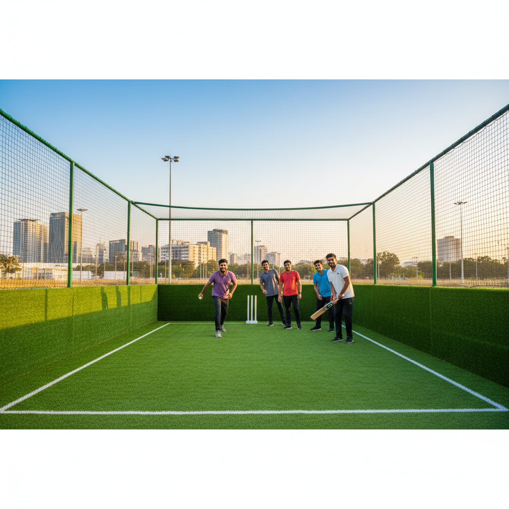 Synthetic Turf for Box Cricket