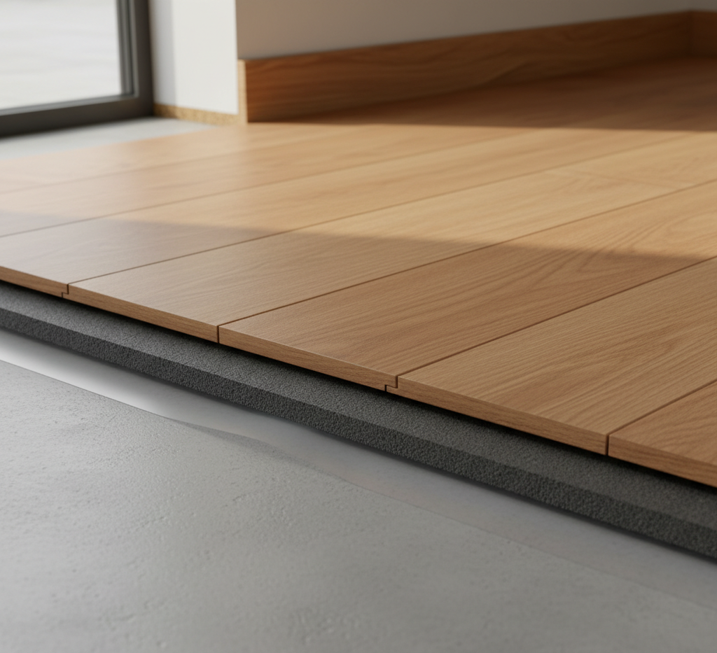 Floating Wooden Flooring System