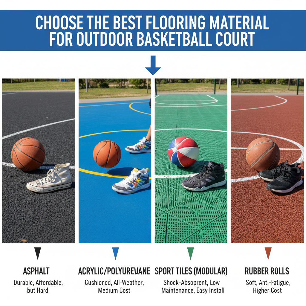 Choose the Best Flooring Material for Outdoor Basketball Court