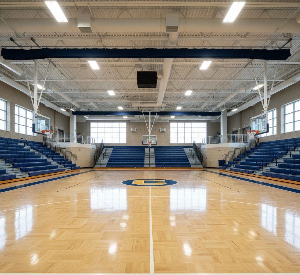 College Indoor Court Wooden Flooring