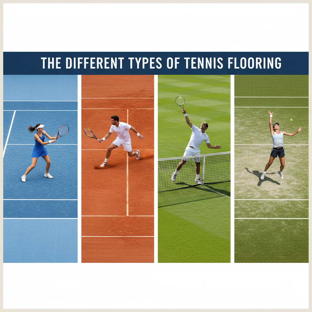 The Different Types of Tennis Flooring