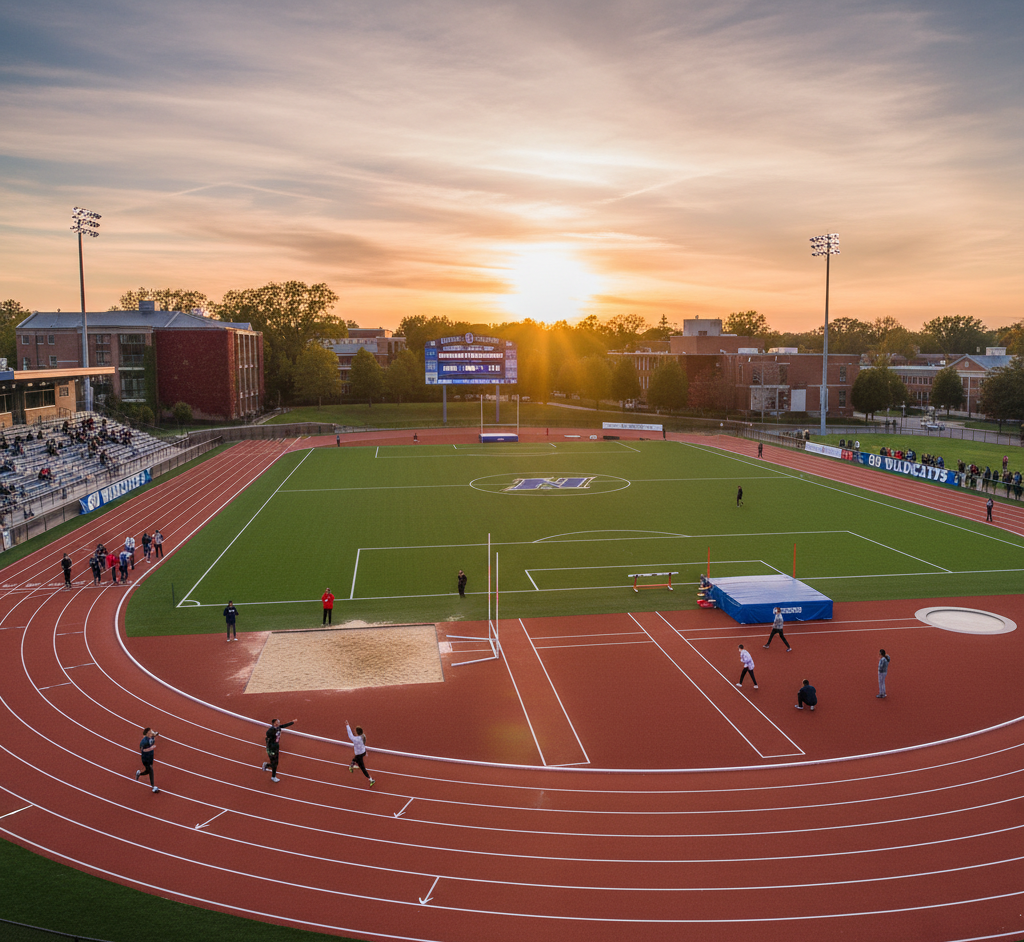 College Athletics Track