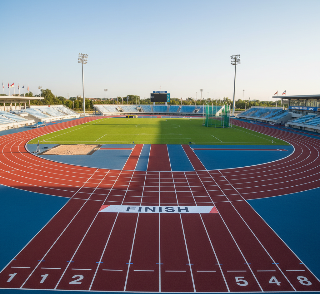 8-Lane Athletics Track