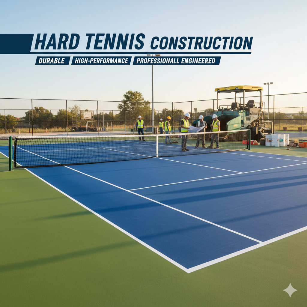 Hard Tennis Court Construction