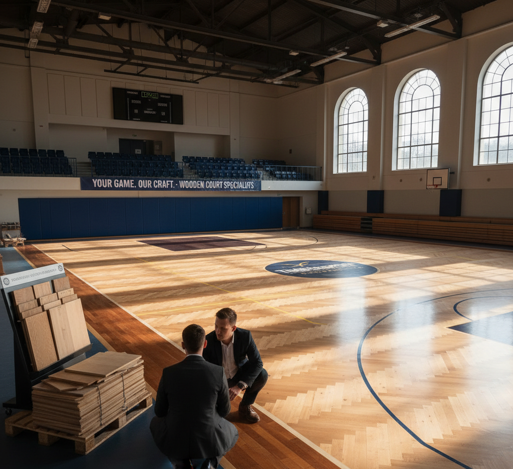 Wooden Court Flooring Supplier