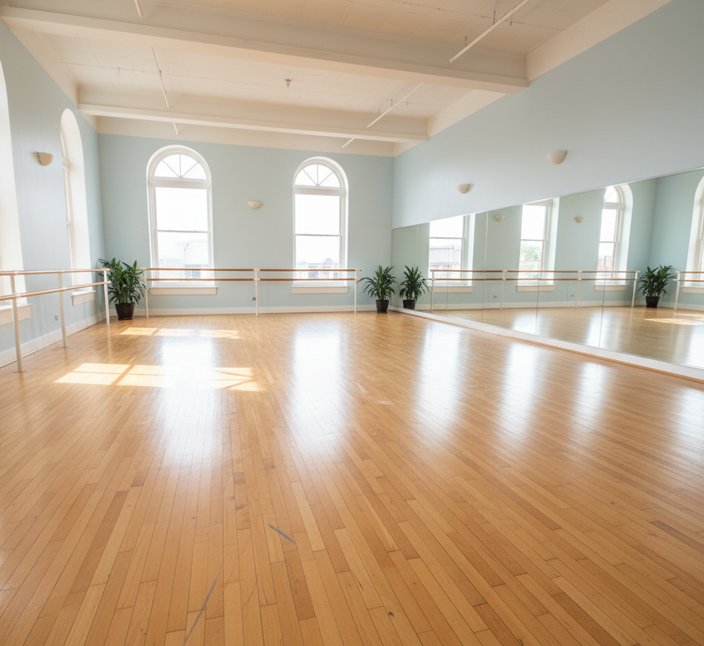 Dance Studio Wooden Flooring