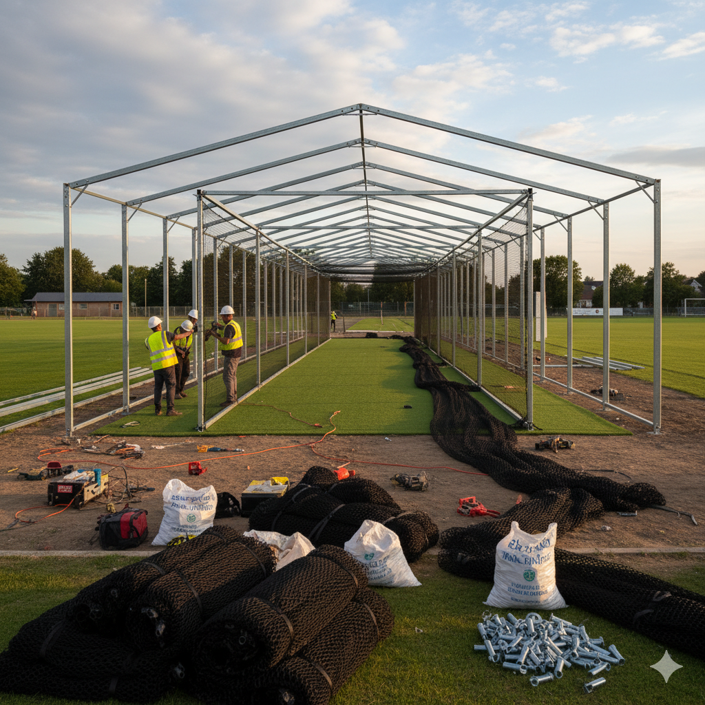 Cricket Cage Construction