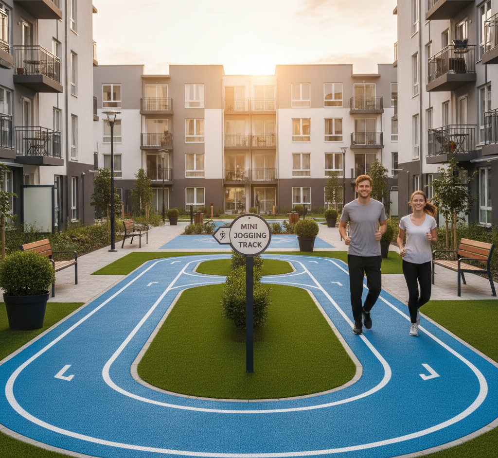 Mini Jogging Track Installation