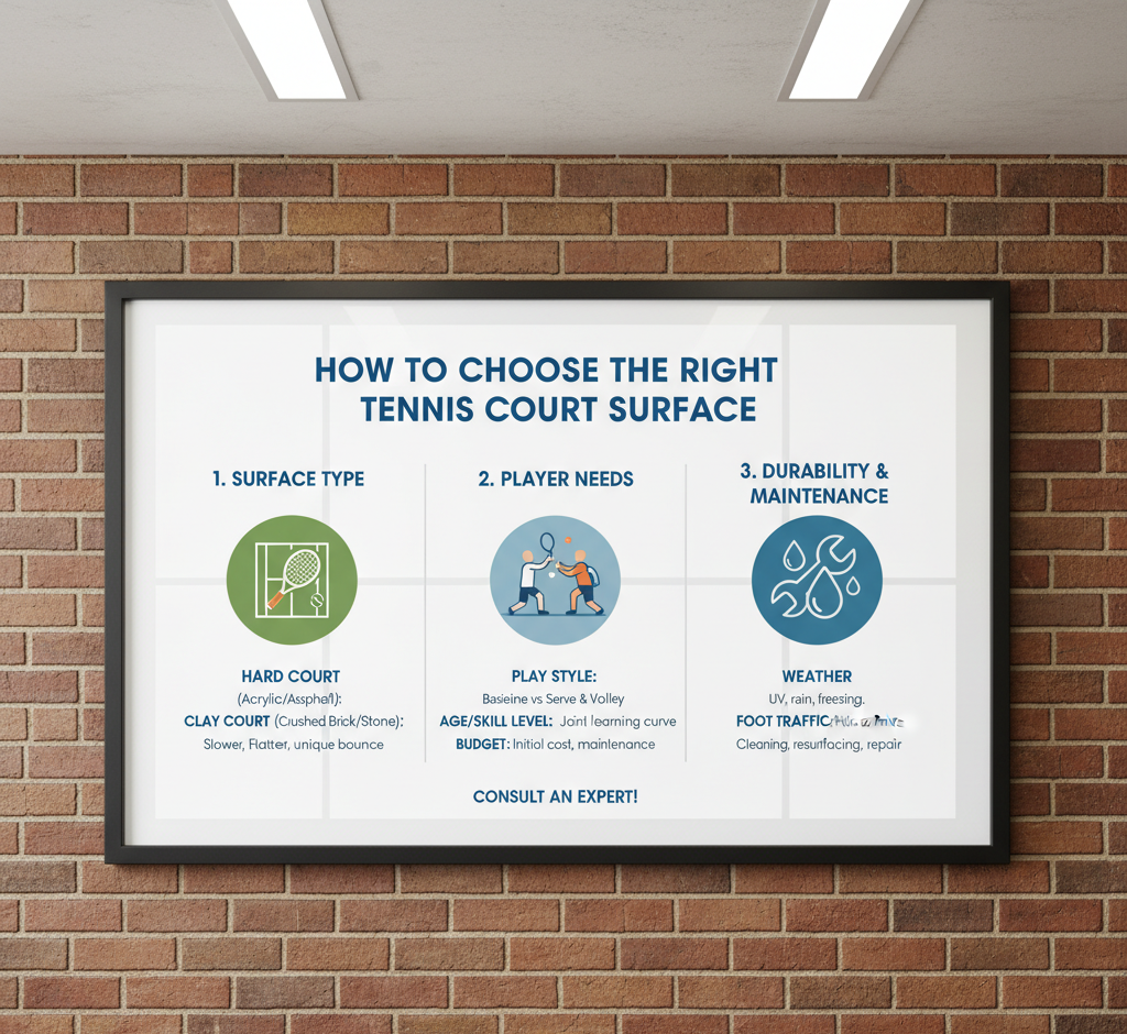 How to Choose the Floor for a Tennis Court