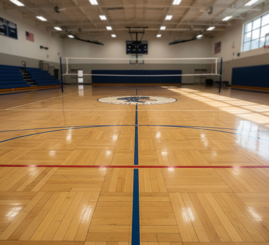 School Sports Wooden Court Flooring