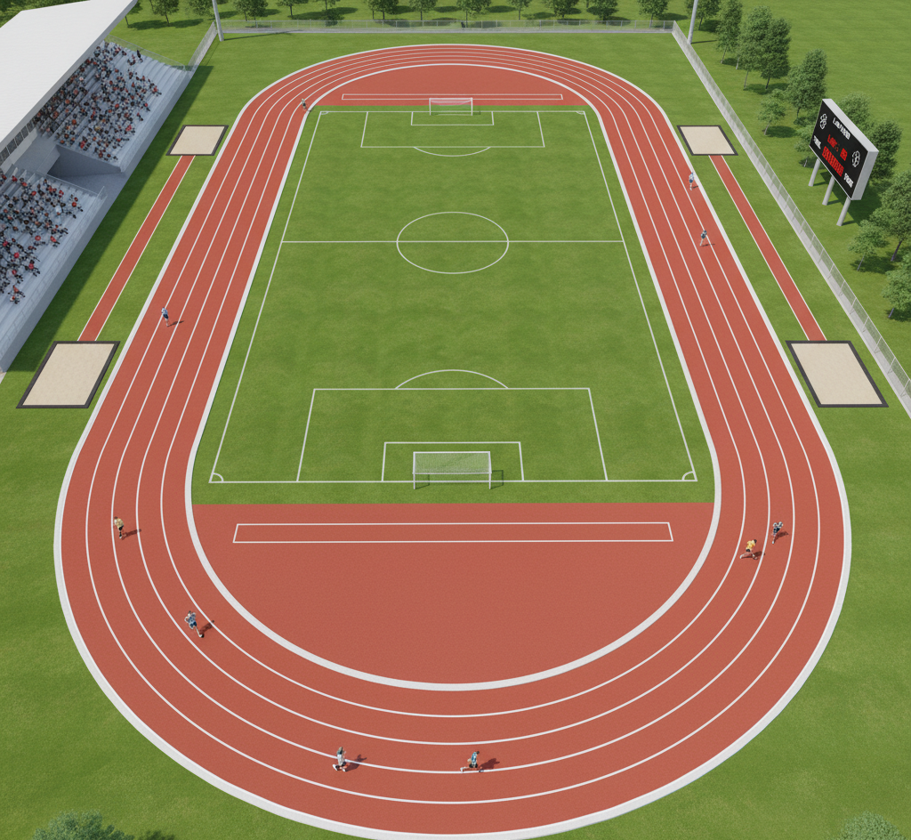 Standard Jogging Track Size