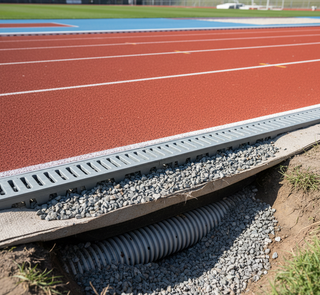 Drainage System for Running Track