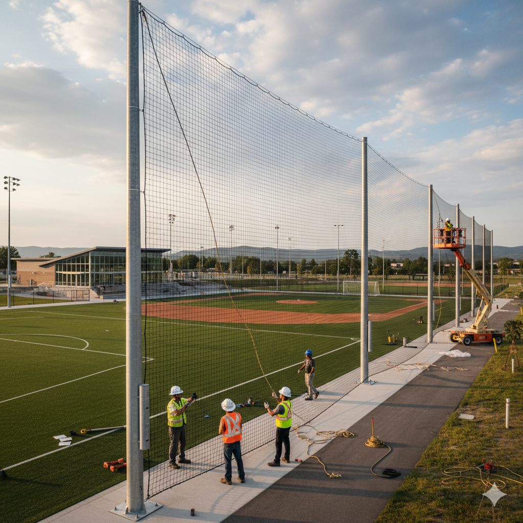 Boundary Net Installation