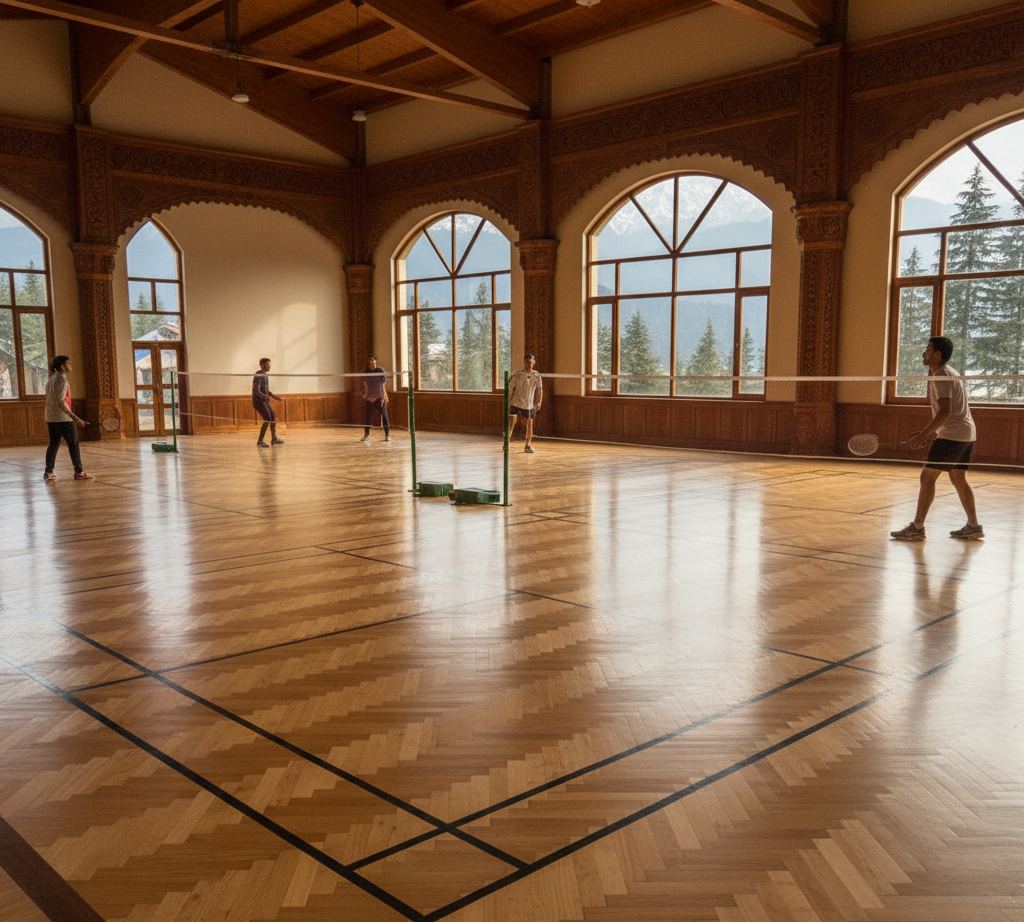 Wooden Badminton Flooring in Jammu & Kashmir