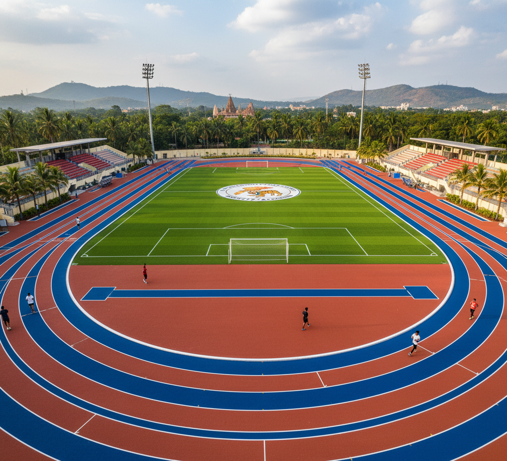 Full PU Running Track in Chhattisgarh