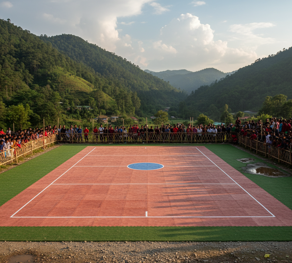 Kabaddi Court Flooring in Mizoram