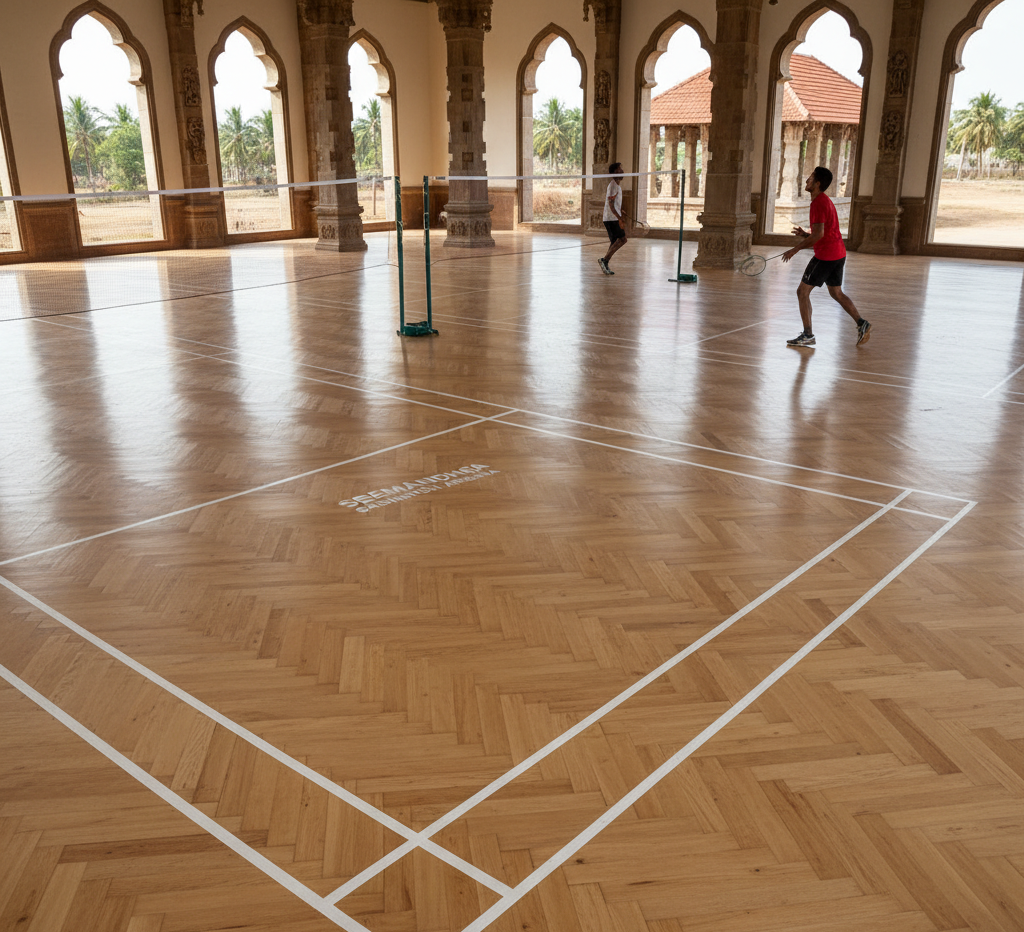 Wooden Badminton Flooring in Seemandhra