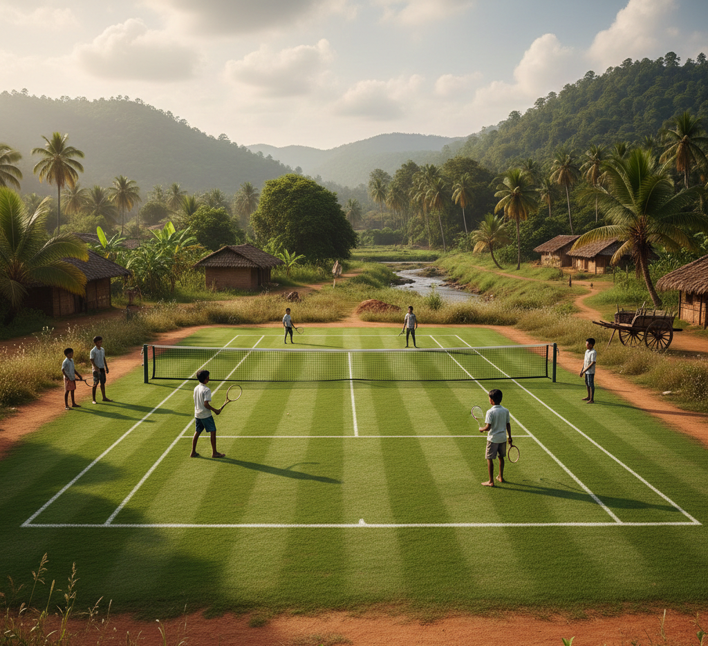 Grass Tennis Court Flooring in Chhattisgarh