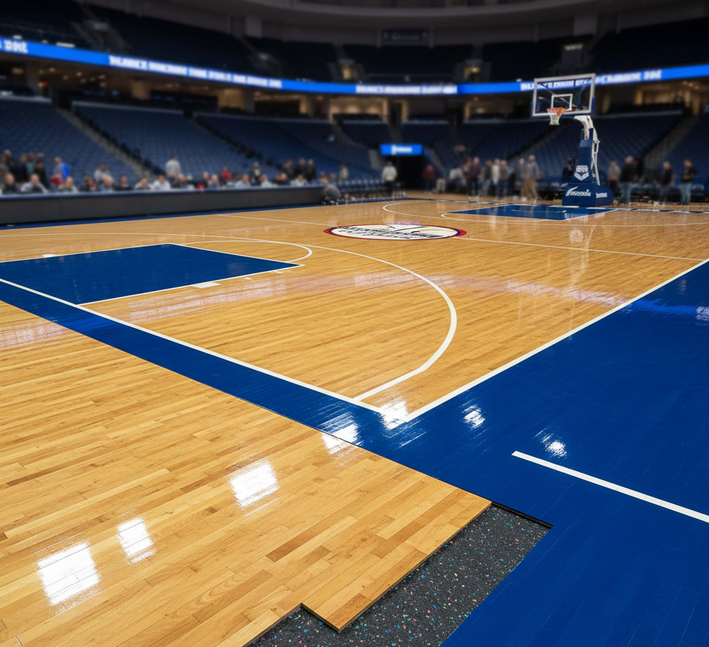 What Are Basketball Court Floors Made Of