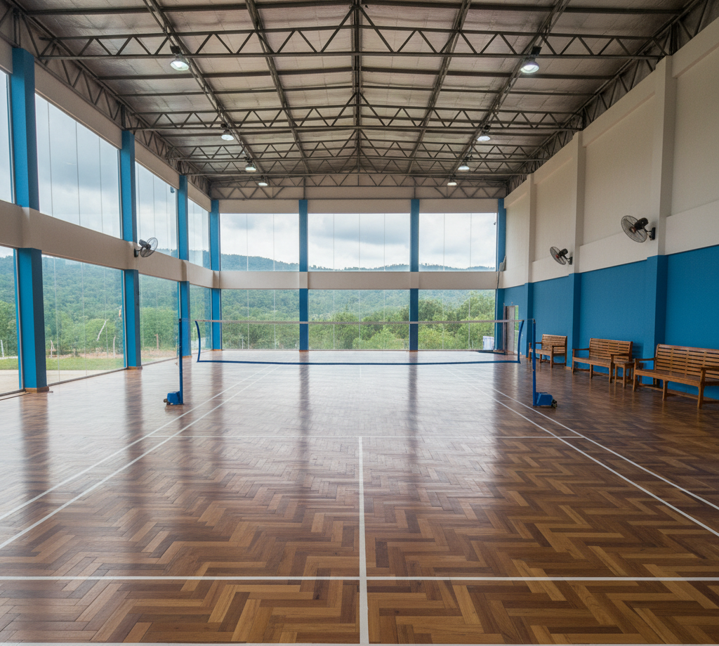 Wooden Badminton Flooring in Jharkhand