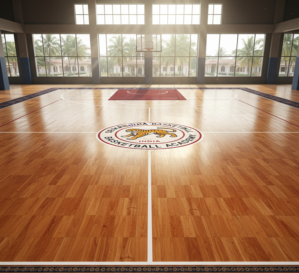 Wooden Basketball Court Flooring in Seemandhra
