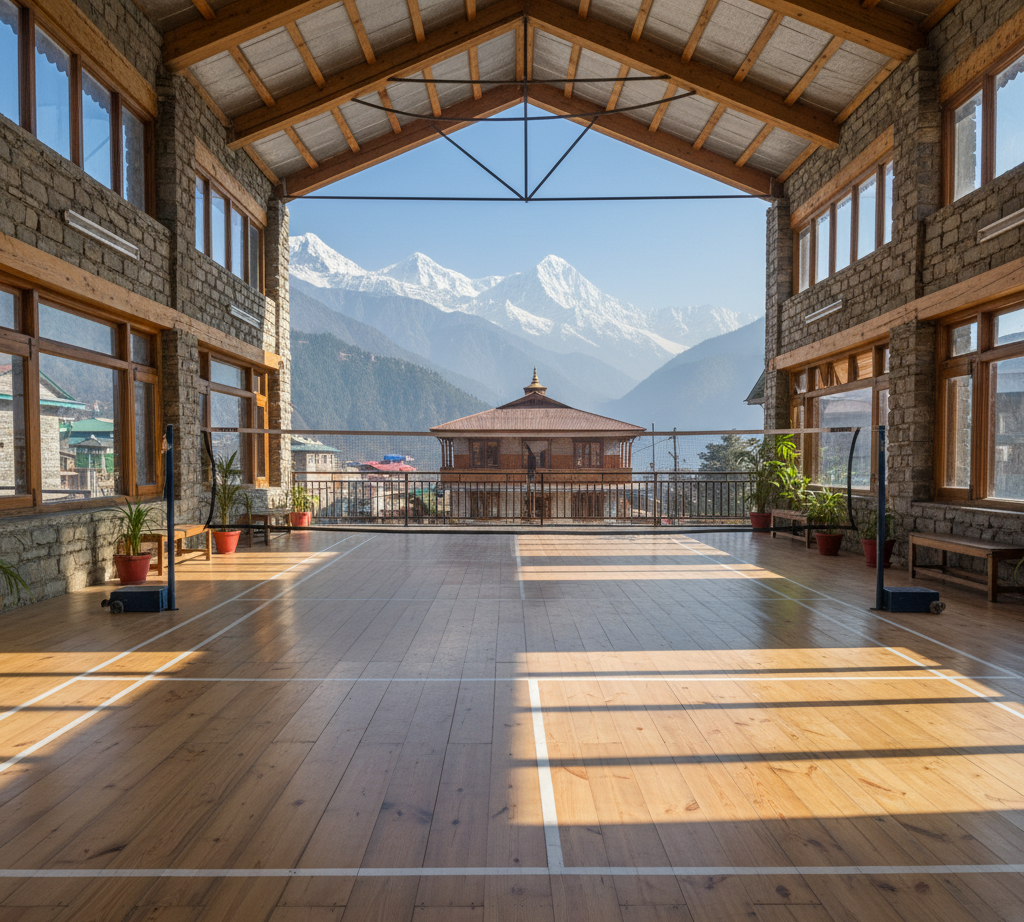 Wooden Badminton Flooring in Himachal Pradesh