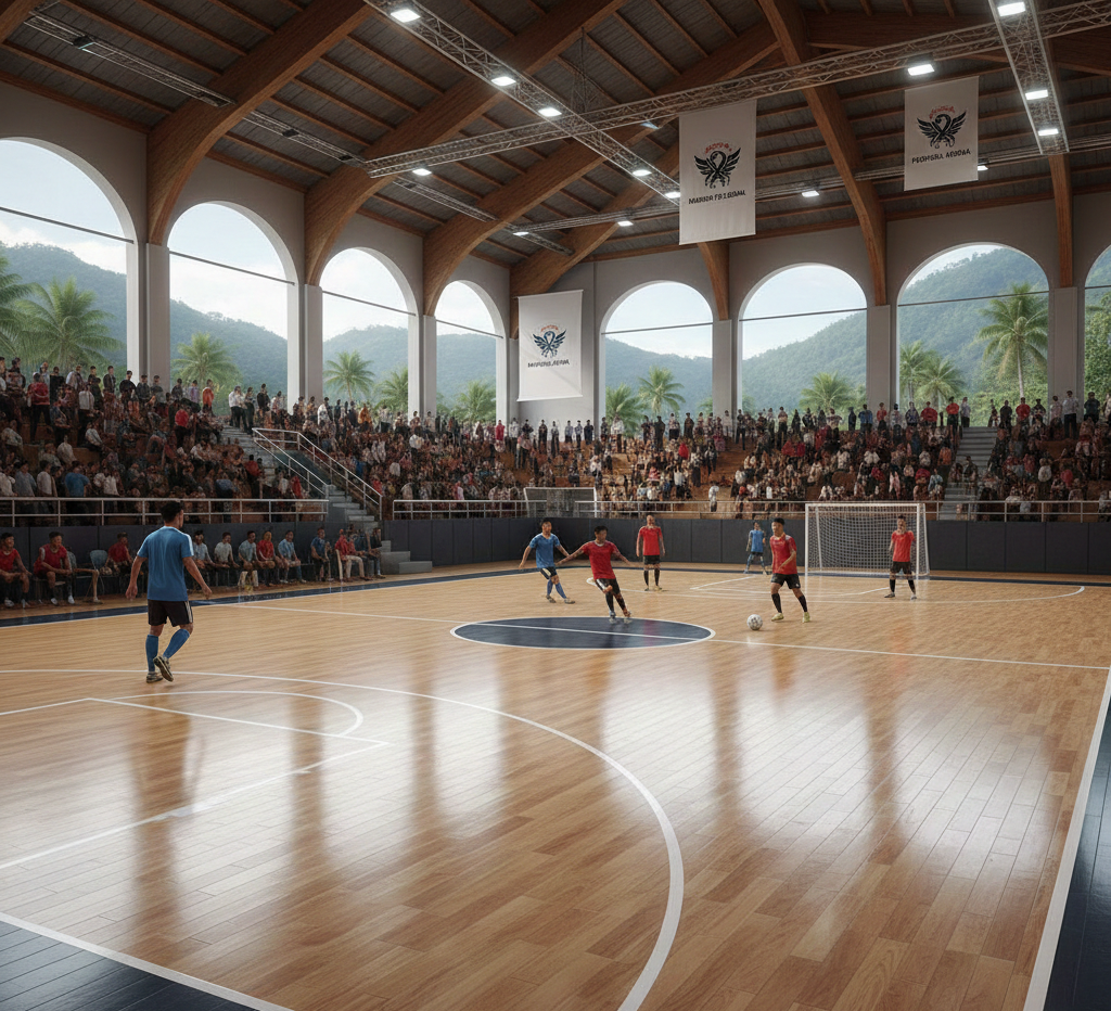 Wooden Futsal Court Flooring in Manipur