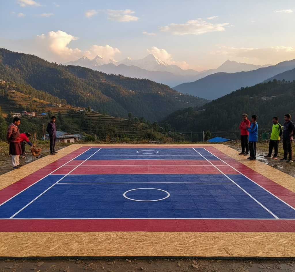 Kabaddi Court Flooring in Sikkim