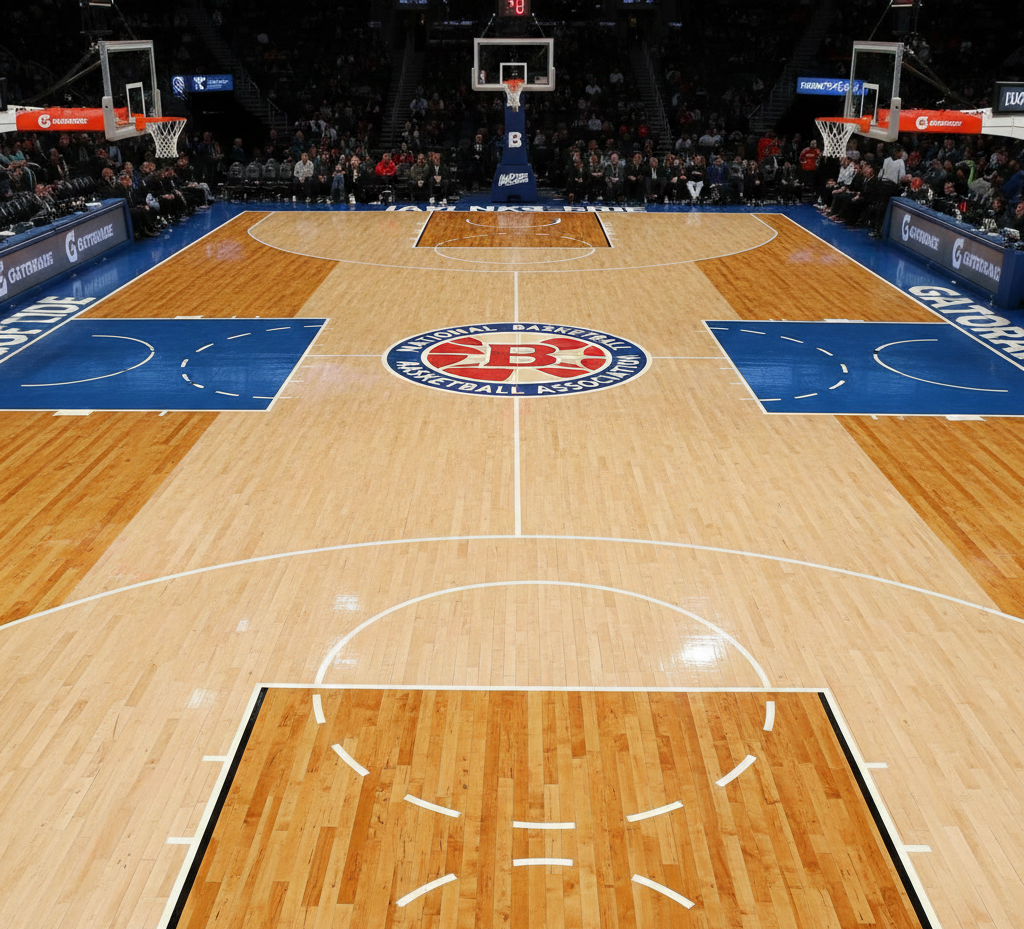 What Does a Basketball Court Floor Look Like