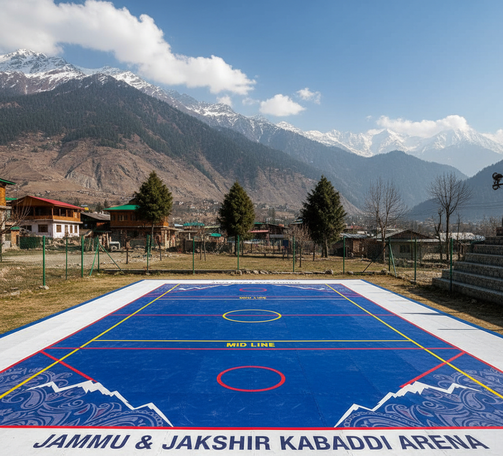 Kabaddi Court Flooring for Jammu and Kashmir
