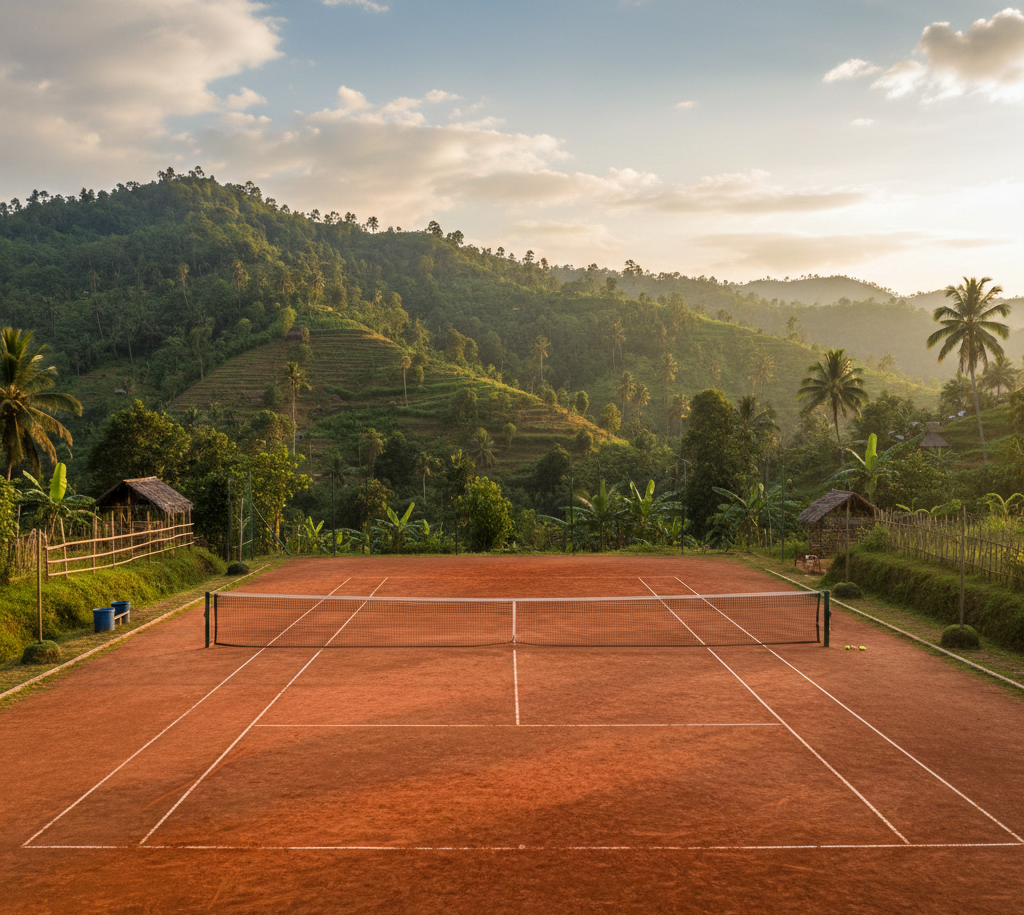 Clay Tennis Court Flooring in Mizoram