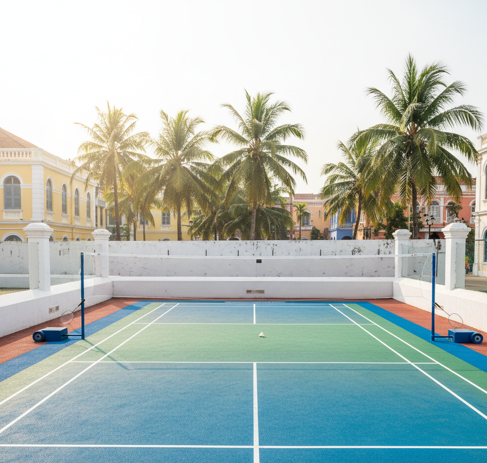 Badminton Court Flooring in Puducherry