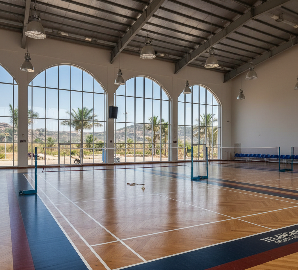 Wooden Badminton Flooring in Telangana