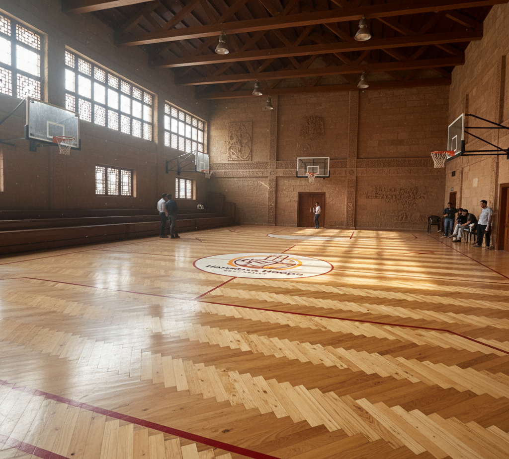 Wooden Basketball Court Flooring in Haryana