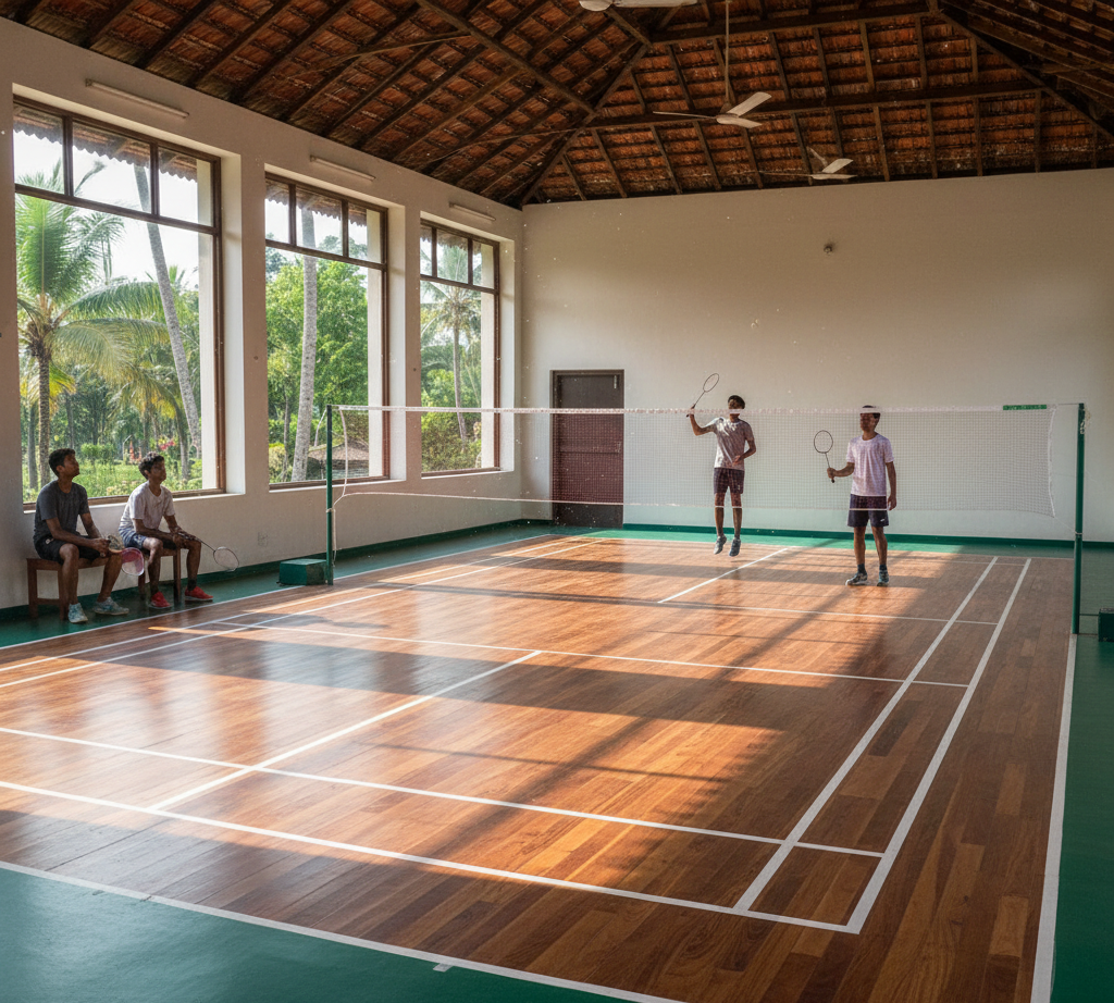 Wooden Badminton Flooring in Kerala