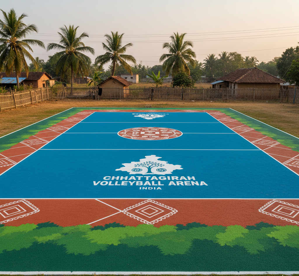 Volleyball Court Flooring in Chhattisgarh