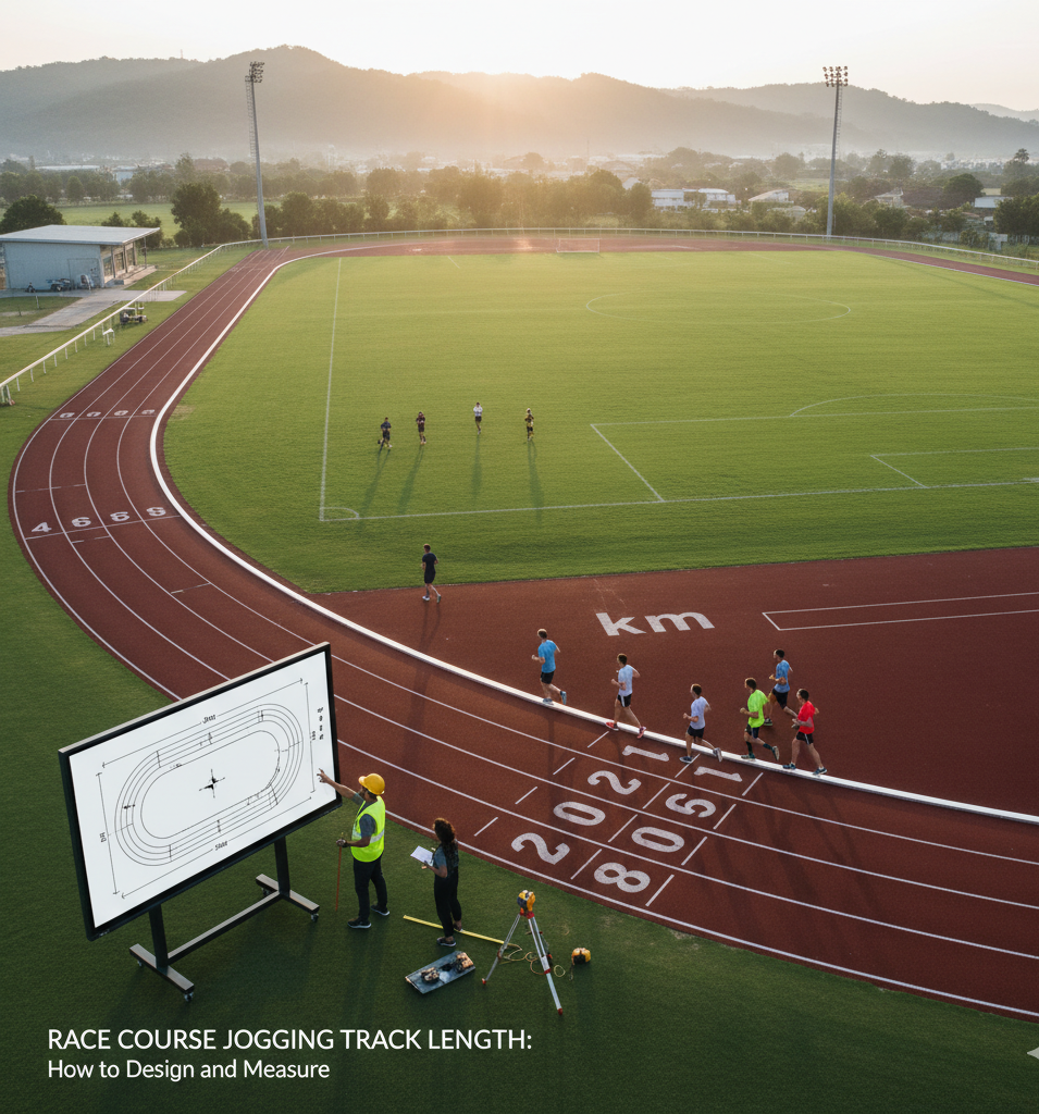 Race Course Jogging Track Length