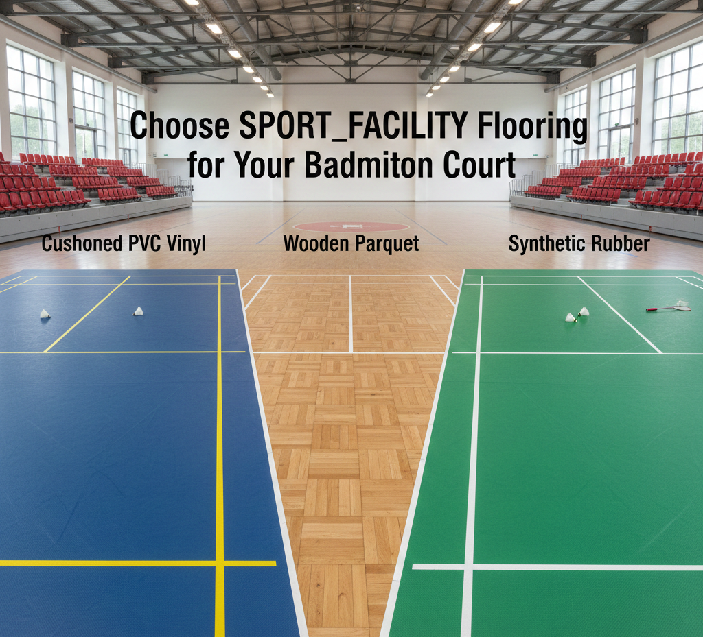 Choose SPORT_FACILITY Flooring for Your Badminton Court