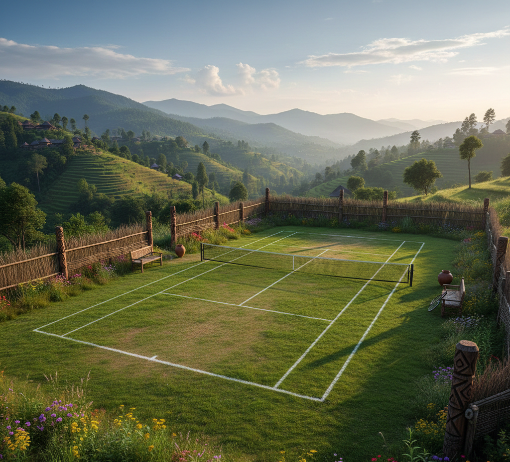 Grass Tennis Court Flooring in Nagaland