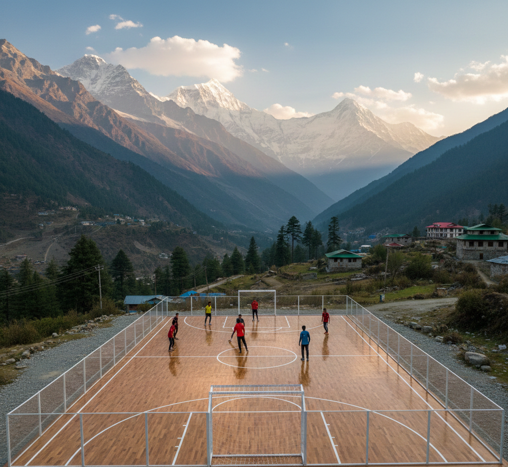 Wooden Futsal Court Flooring in Himachal Pradesh