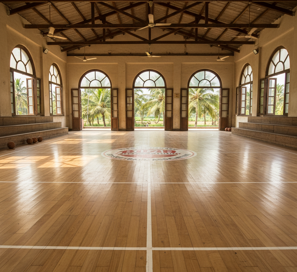 Wooden Basketball Court Flooring in Bihar
